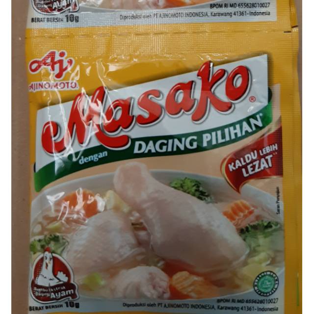 

Masako rasa ayam (12sachet/renceng)