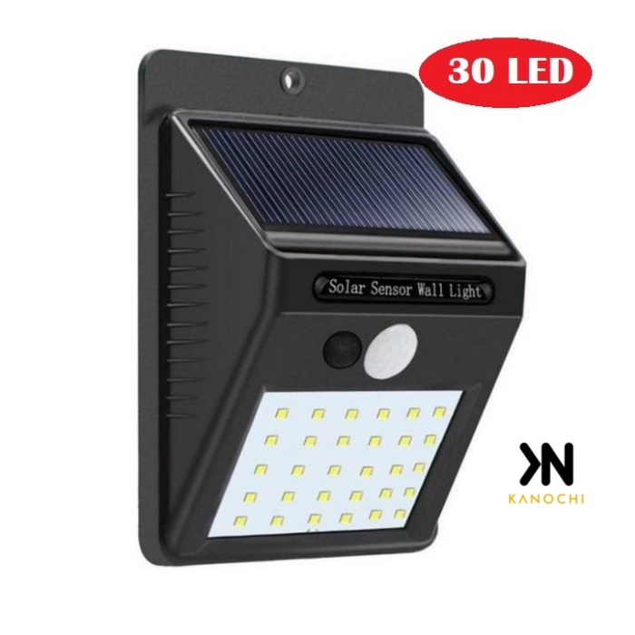 Lampu Solar Tenaga Surya 30 LED Dinding Taman