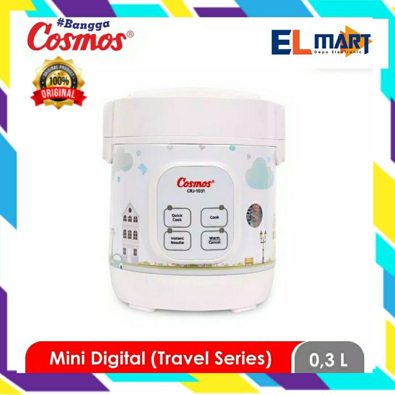 COSMOS magic com digital mini travel 4in1 CRJ 1031/penanak nasi 0,3L