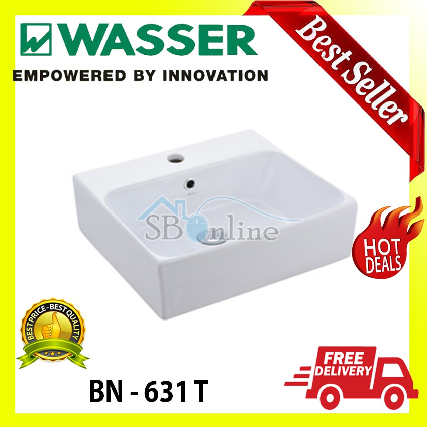 Over Countertop Basin by Wasser - BN 631 T