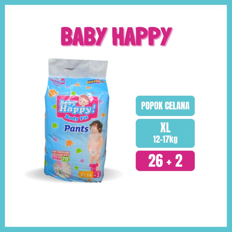 Baby Happy Popok Bayi Baru Lahir Pampers Baby Happy XL Pempes Baby Happy  Pampers New Born Baby Happy Pants