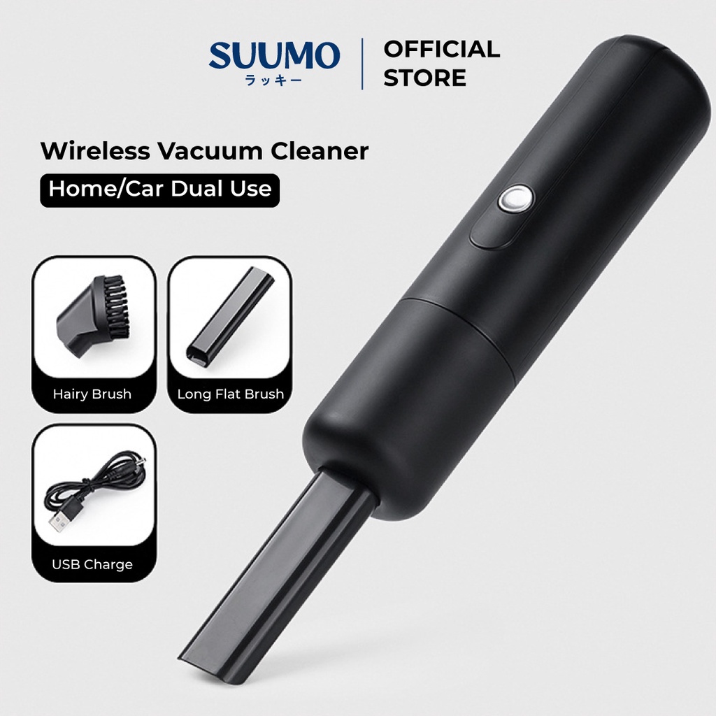 Suumo Wireless Vacuum Cleaner /Penyedot debu Portabel Mini