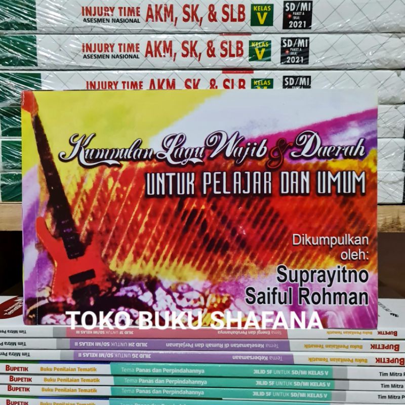 PROMO!!! BUKU KUMPULAN LAGU WAJIB &amp; DAERAH UNTUK PELAJAR DAN UMUM