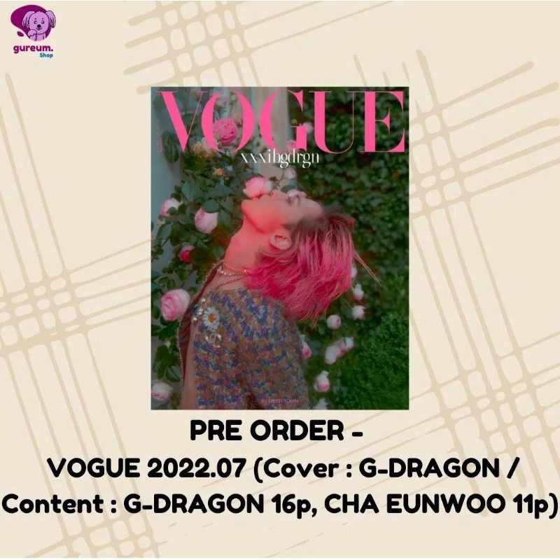 [PELUNASAN] Vogue July Cover G-Dragon