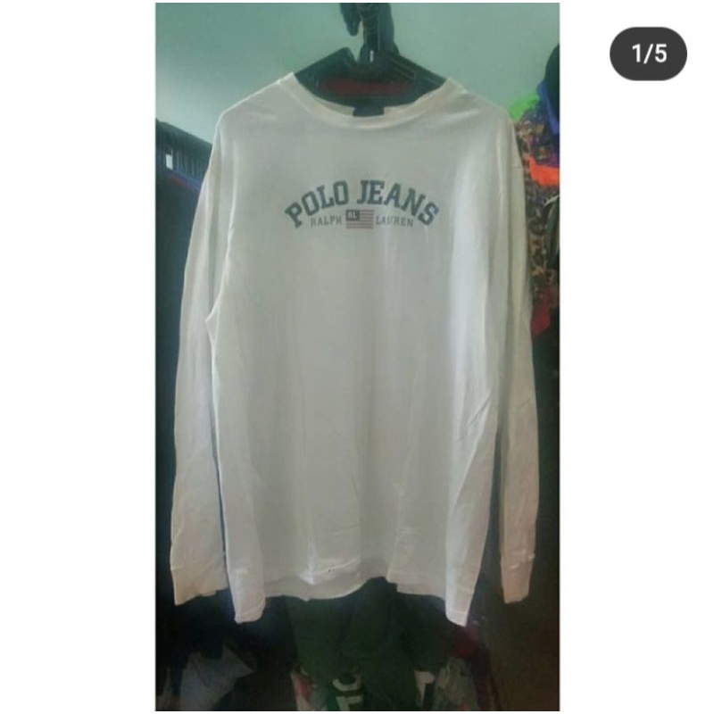 KAOS LONGSLEEVE BRAND POLO RALPH LAUREN PRELOVED