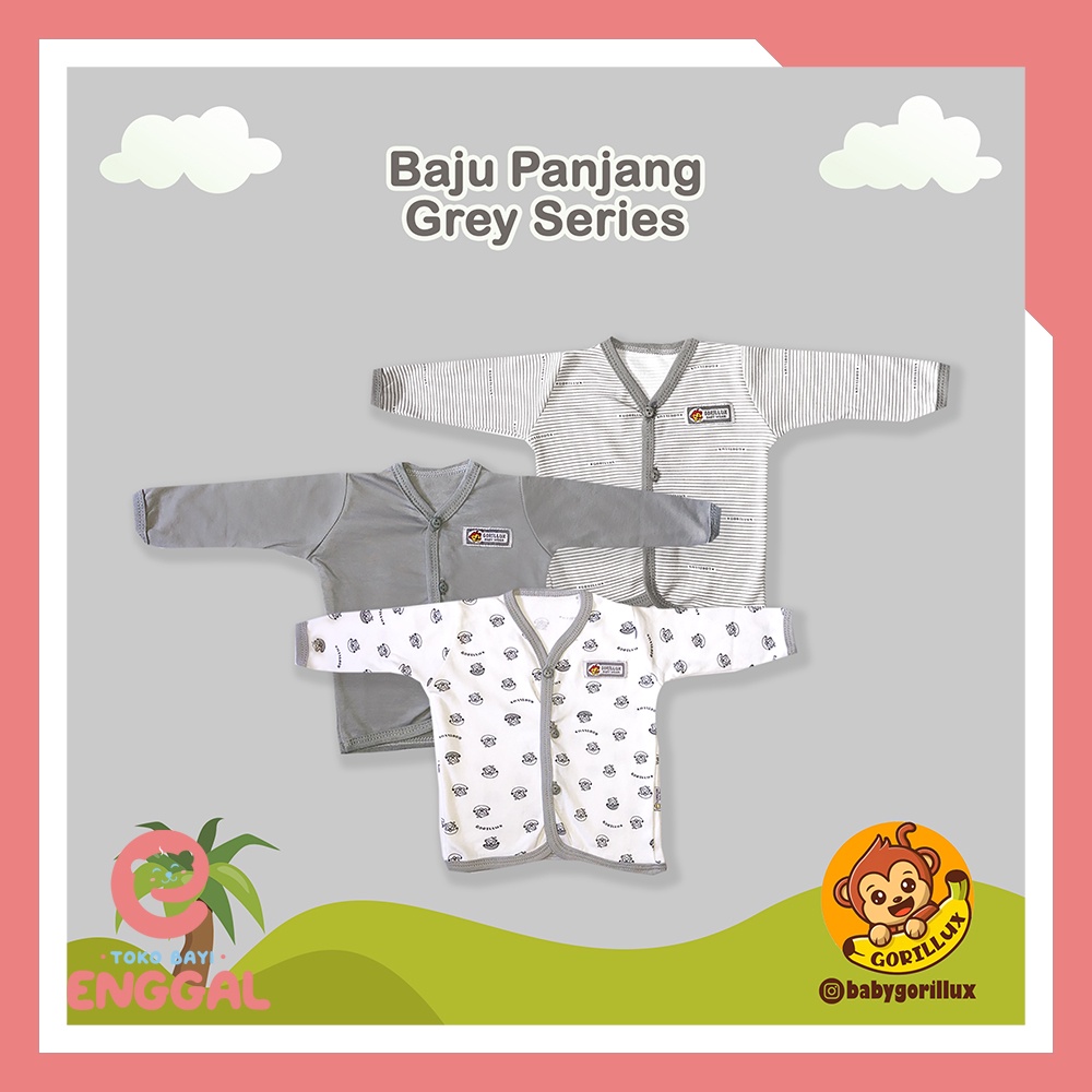 Baju Bayi Tangan Panjang Bis Gorillux