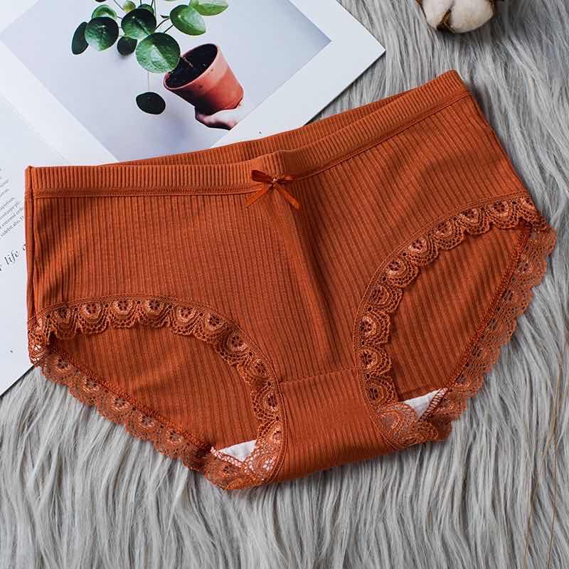 VS - Jepang CD imut fashion Undies Celana Dalam Wanita Polos high quality katun import CD C31