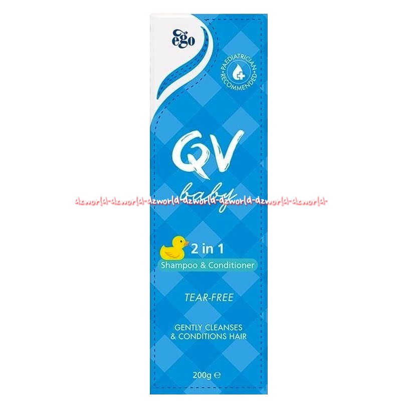 QV Baby 2in1 200gr Shampoo &amp; Conditioner Tear Fress Shampo Bayi Tidak Perih dimata Qvbaby