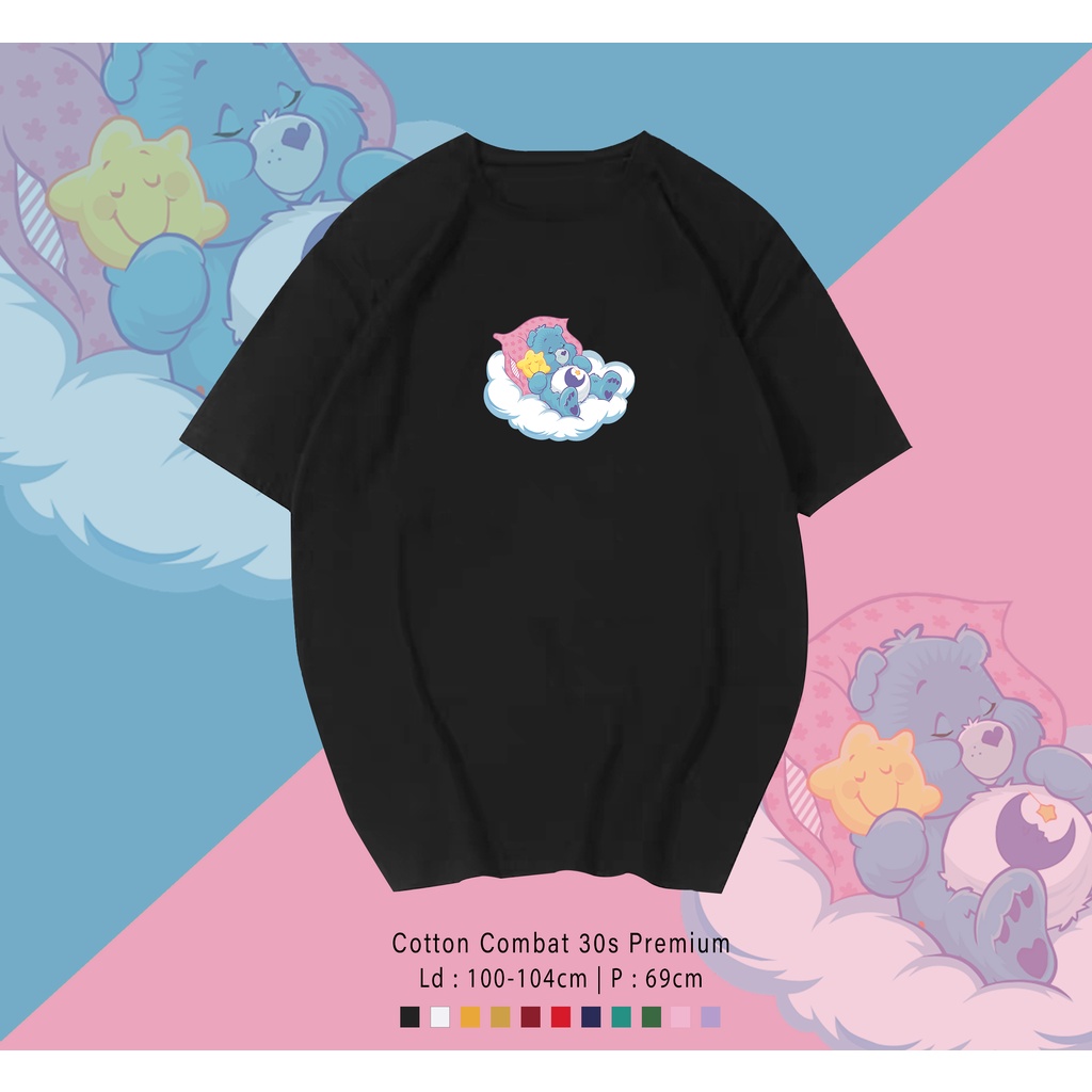 CARE BEAR T-SHIRT / PAKAIAN WANITA / PRIA / OVERSIZE / TUMBLER TEE