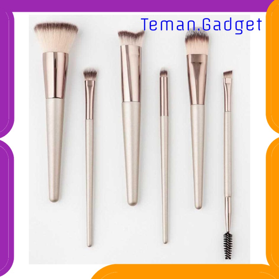 TC-FE056 KUAS APLIKATOR MAKE UP PROFESIONAL 6PCS - MAG5168