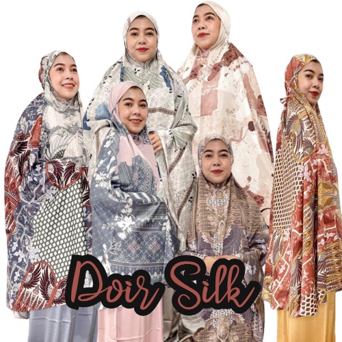 Mukena Travel Dior Silk