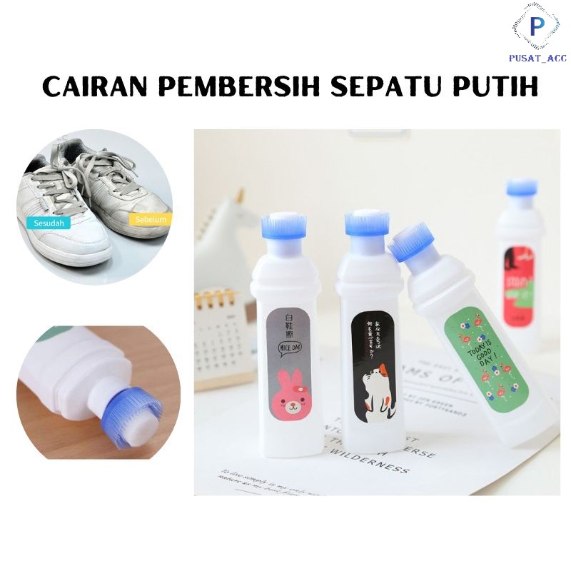 KQ02 - Pembersih Sepatu Putih Cairan Semir Sepatu 100 Ml