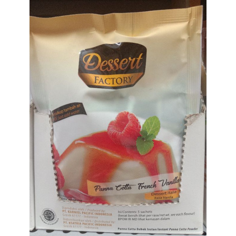 

DISSERT FACTORY French Vanilla Dissert italia Rasa vanila