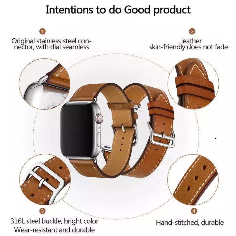 STRAP IWATCH 38 /40  KULIT FOR IWATCH AND IWO WATCH