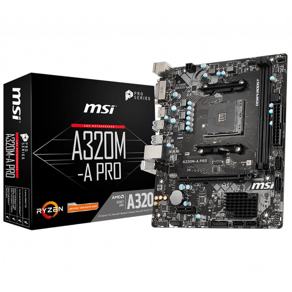 maiboard motherboard pc MSI A320M A PRO mobo AMD AM4