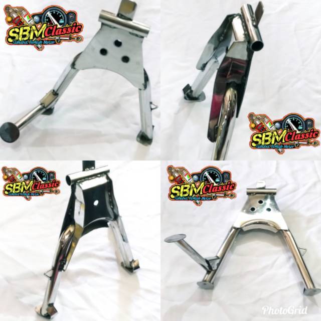 Harga Jagang standart tengah CG CB GL100 gl pro max megapro model
scorpio crom tebal