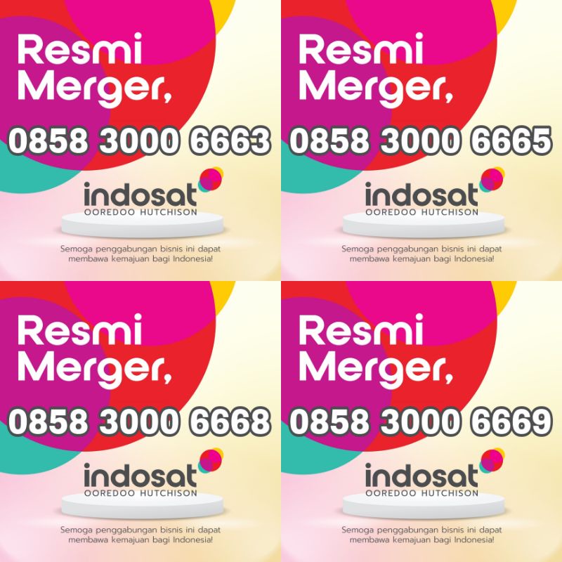 AHAY CELLULER NOCAN NOMOR NOMER  CANTIK CAKEP RAPI IM3 OOREDOO DOUBLE TRIPLE KW KWARTET KWARTED