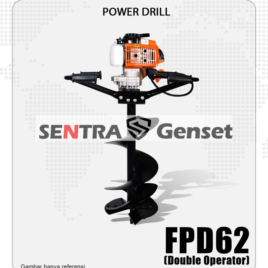 mesin bor tanah double operator Firman FPD62