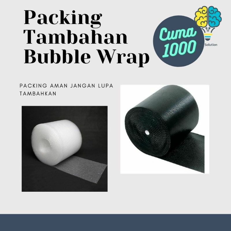 packing buble wrap, packing aman