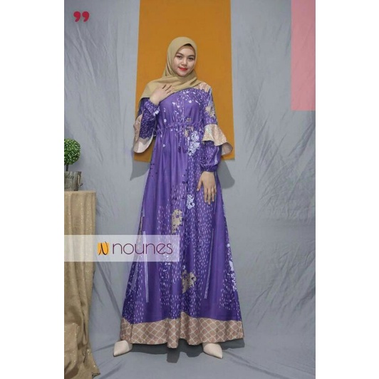 Gamis Maxmara Lux Busui /Gamis Anak Moscrepe