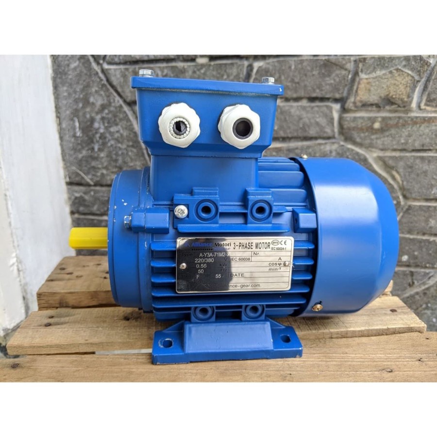 Alliance 0.5HP 3Phase 3000 Rpm B3 Dinamo elektro motor 0.5HP