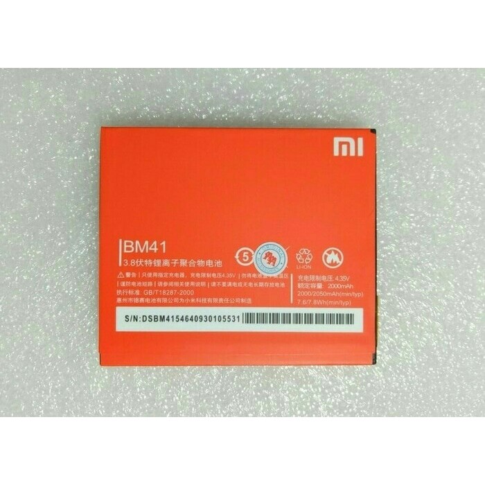 BATERAI BATERE BATTERY XIAOMI REDMI 1S BM41 BM 41 ORIGINAL