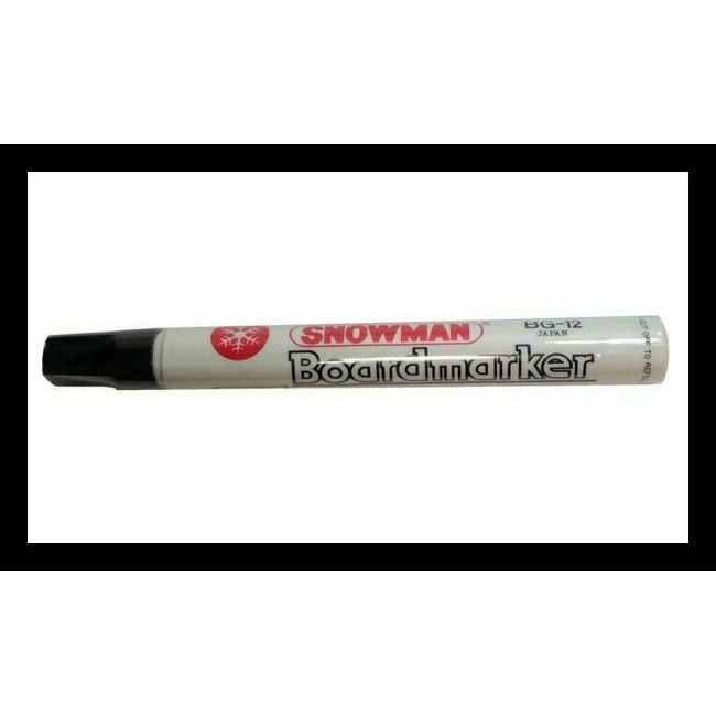 

Hot Product Spidol Snowman White Board Bg 12 - Hitam Promo