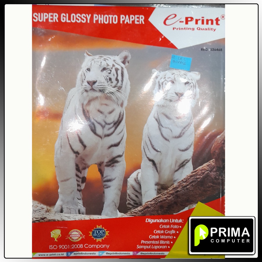 

Glossy Photopaper E-print 210x297, 180gsm, A4