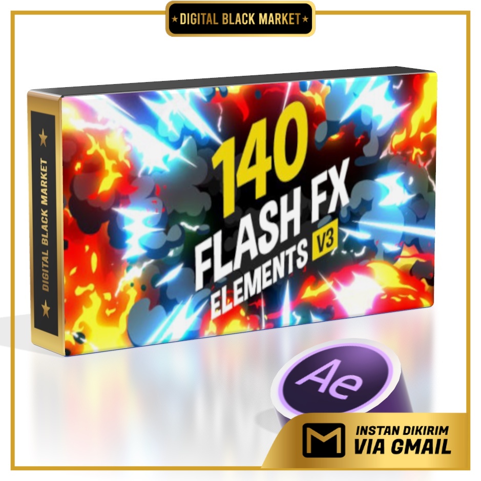 140 Flash Fx Elements - After Effects Project Files