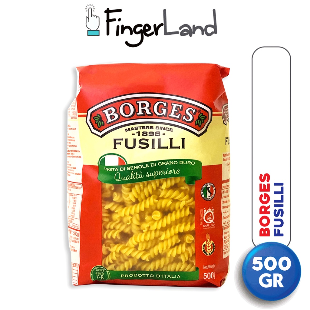 

BORGES Fusili Pasta 500 gram Pasta Fusili Instan