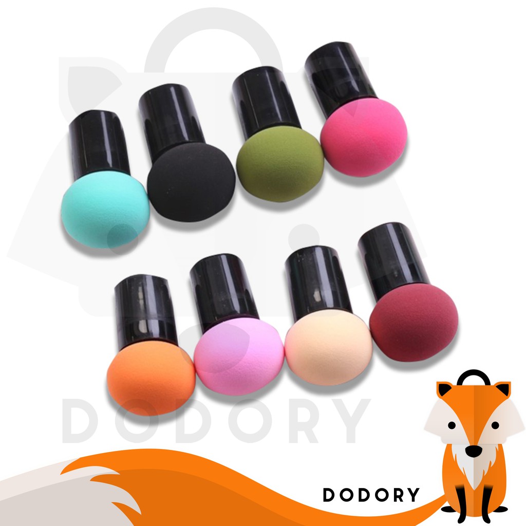 DODORY HL0070 Spons Make Up Jamur Sponge Gagang Beauty Blender