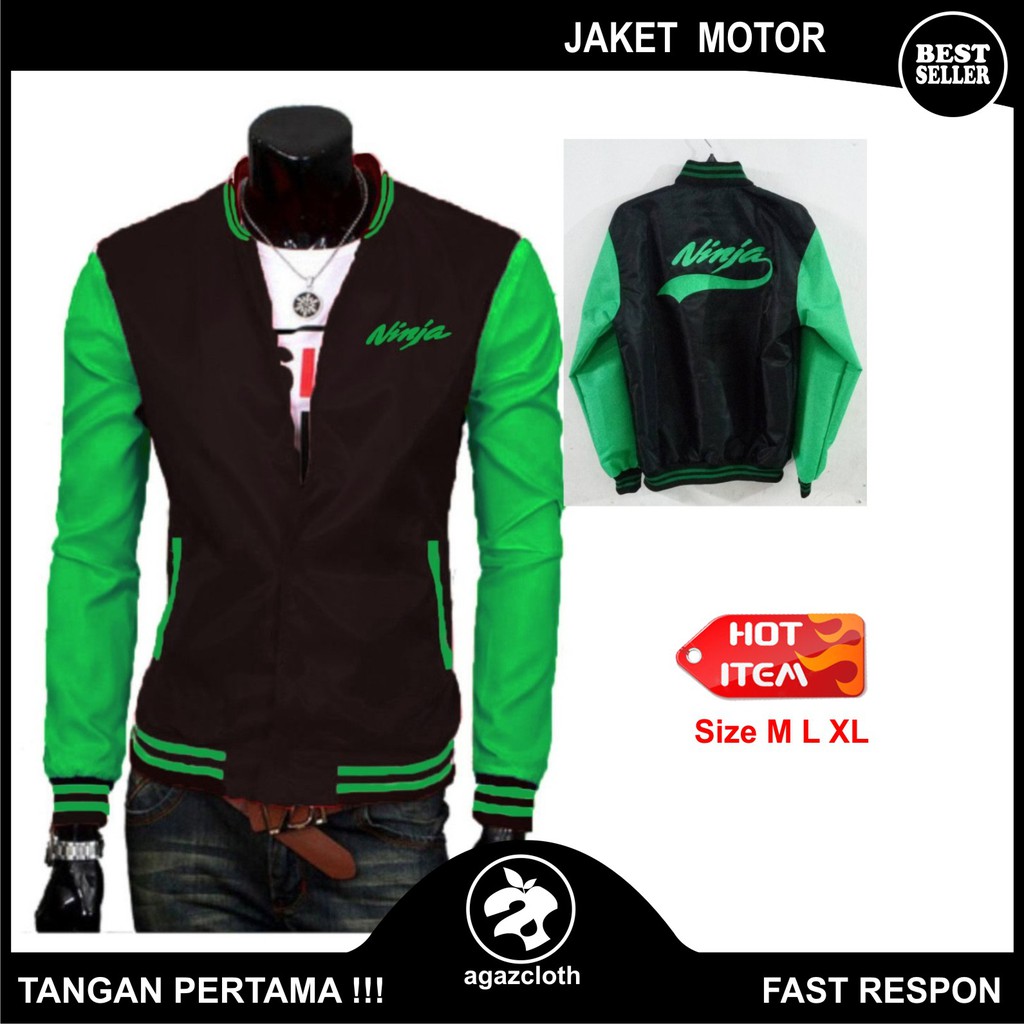 Jaket motor kawasaki ninja / jaket motor ninja harian