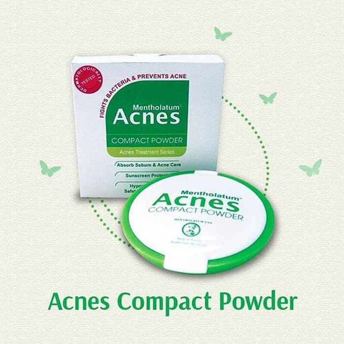 Acnes Compact Powder Absorb Sebum &amp; Acne Care ( Bedak Padat kulit Jerawat ) 14g