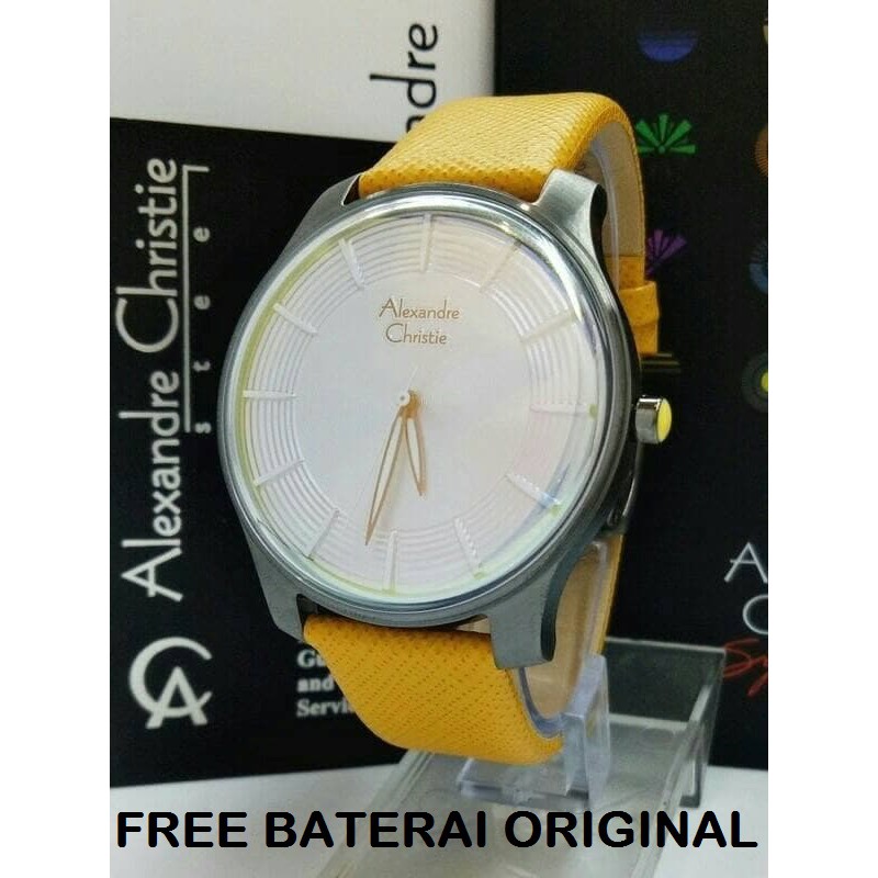 [Free Baterai] JAM TANGAN UNISEX ALEXANDRE CHRISTIE AC 8532 ORIGINAL GARANSI RESMI 1 TAHUN