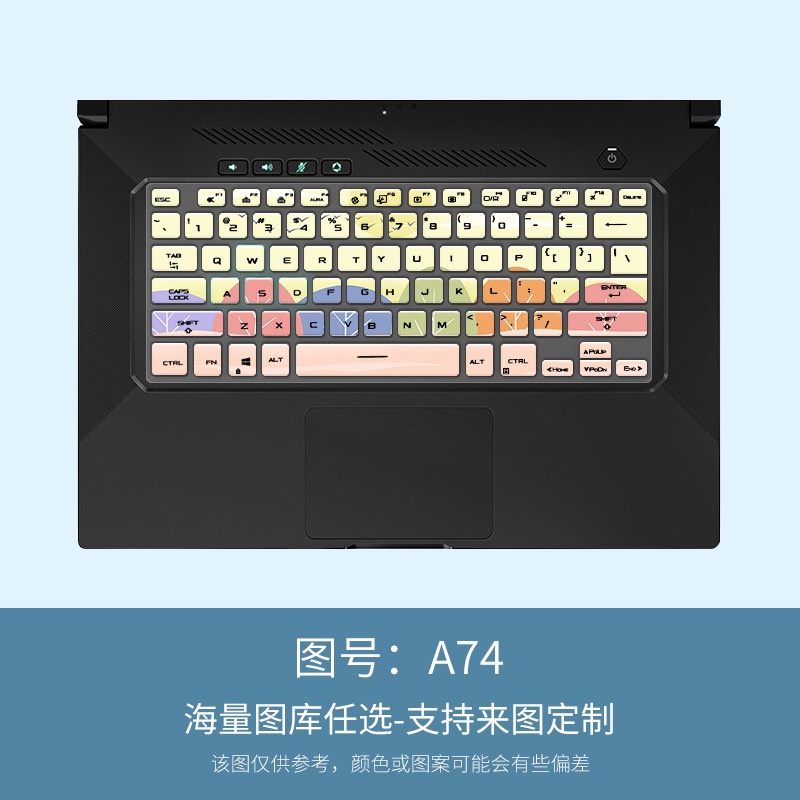 Film Pelindung Debu Keyboard Motif Kartun Bunga Untuk ASUS TUF Dash F15 FX516P FX516PM FX516PR Fx516 2021 GU603HM Gv30Pm Zhye Roqg1