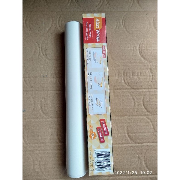 Baking paper alas roti plastik silicone ukuran 30 cm x 10 meter food grade quality