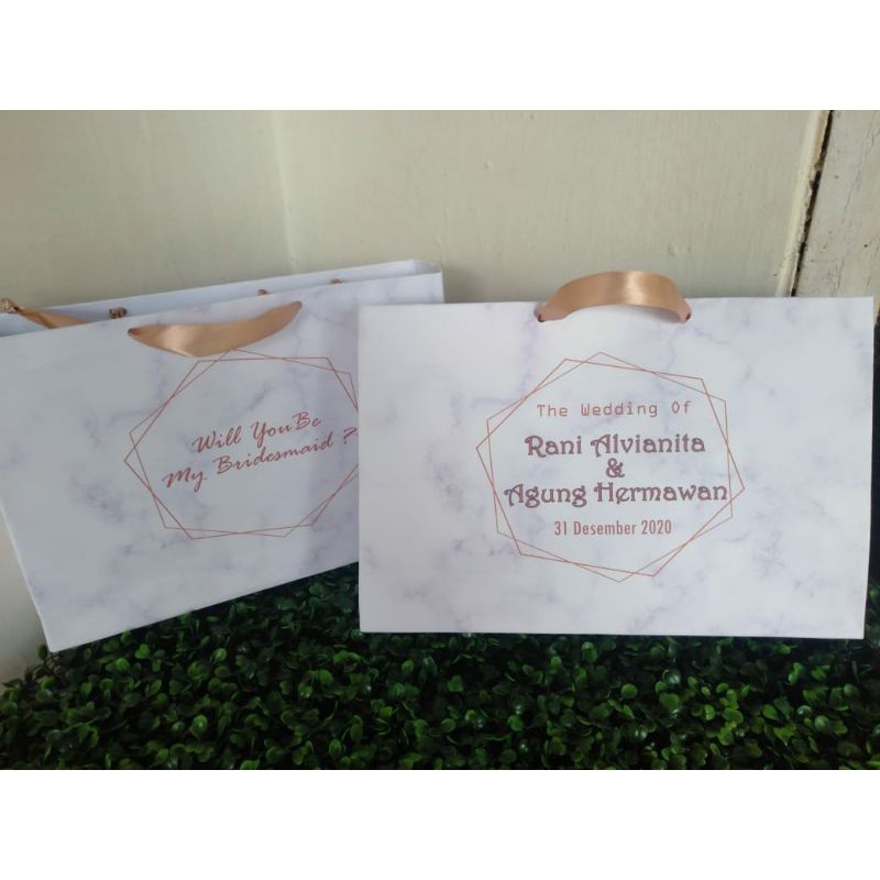paper bag bridesmaid murah