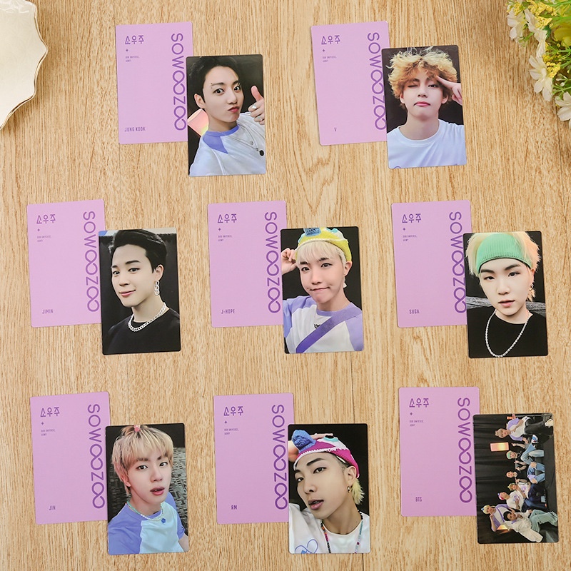 Kartu Pos Desain Kpop BTS MUSTER SOWOOOZOO Ukuran Kecil