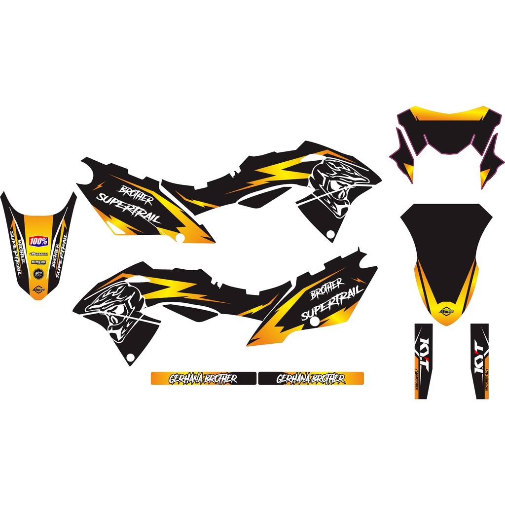 DECAL KLX 150 BF SE