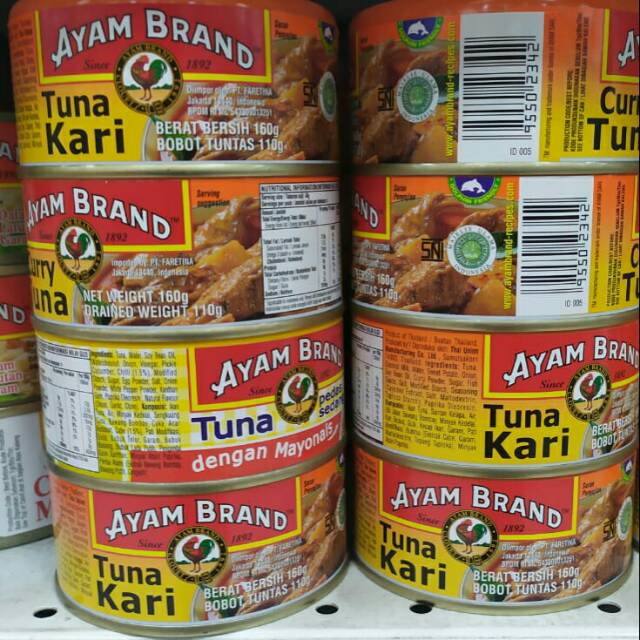 

Ayam brand tuna kari160gr