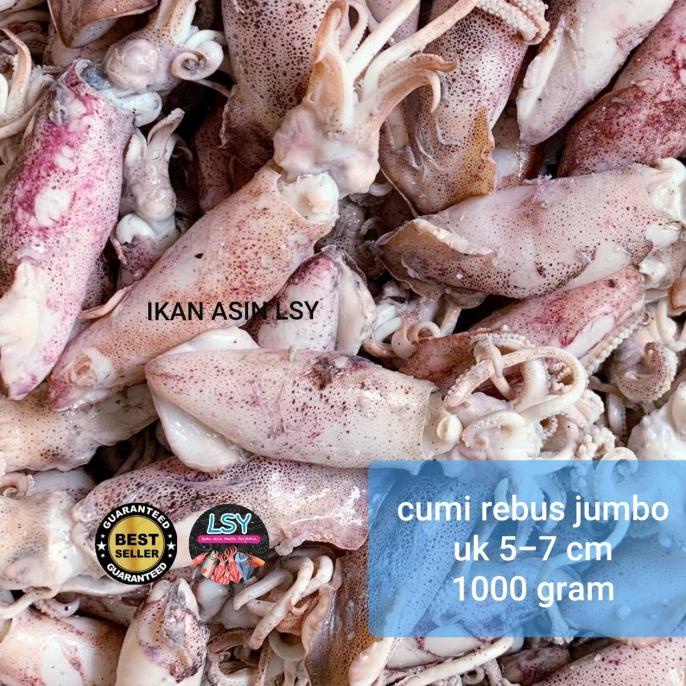 

cumi asin rebus / sotong rebus size jumbo 1kg