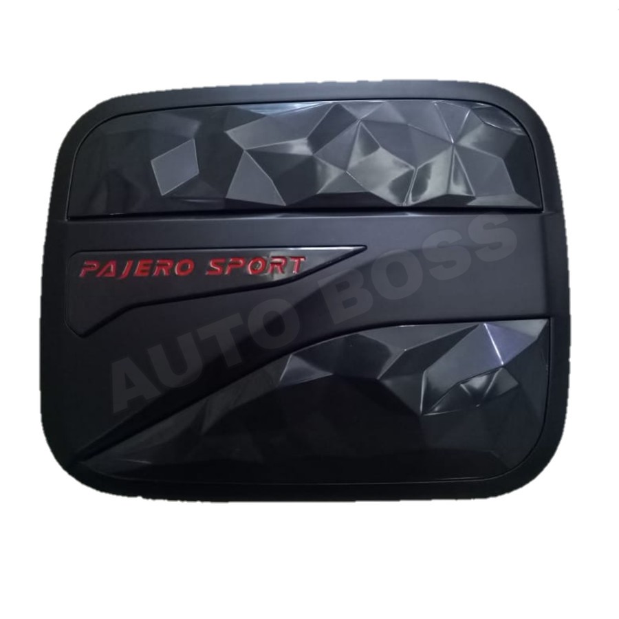 Tank Cover All New Pajero Sport Diamond Black Hitam Dop