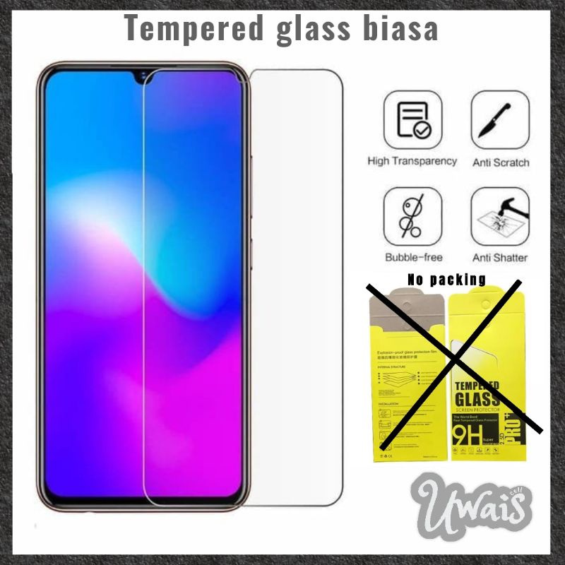 TG Tempered glass 0,3mm biasa Infinix smart 4 5 hot 8 9 10 9play 10play 11play 11 10s 12i 30i play note 8 8i lenovo A1000 A2010 A2020 A5000 A6000 A6600 A7700 Andromax R2