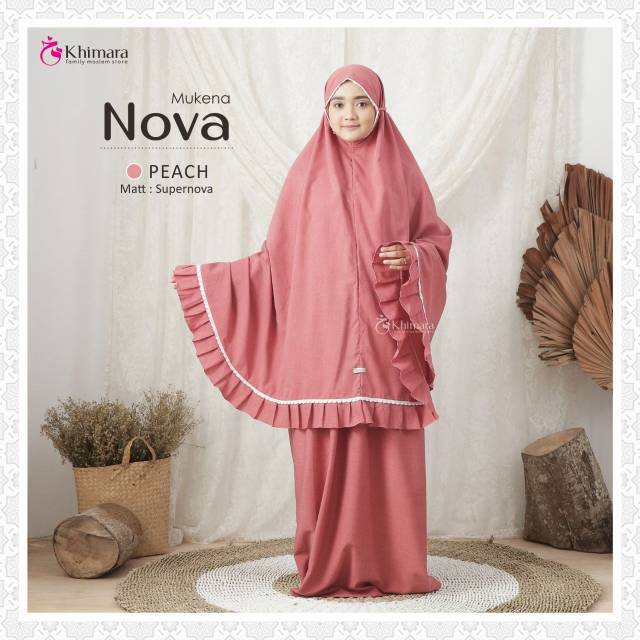 Mukena Polos  Adem Nova Ori by Khimara