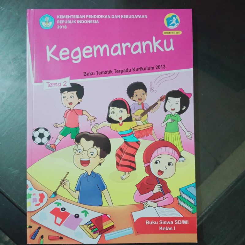 Buku Tematik SD kelas 1 Tema 2,3,4