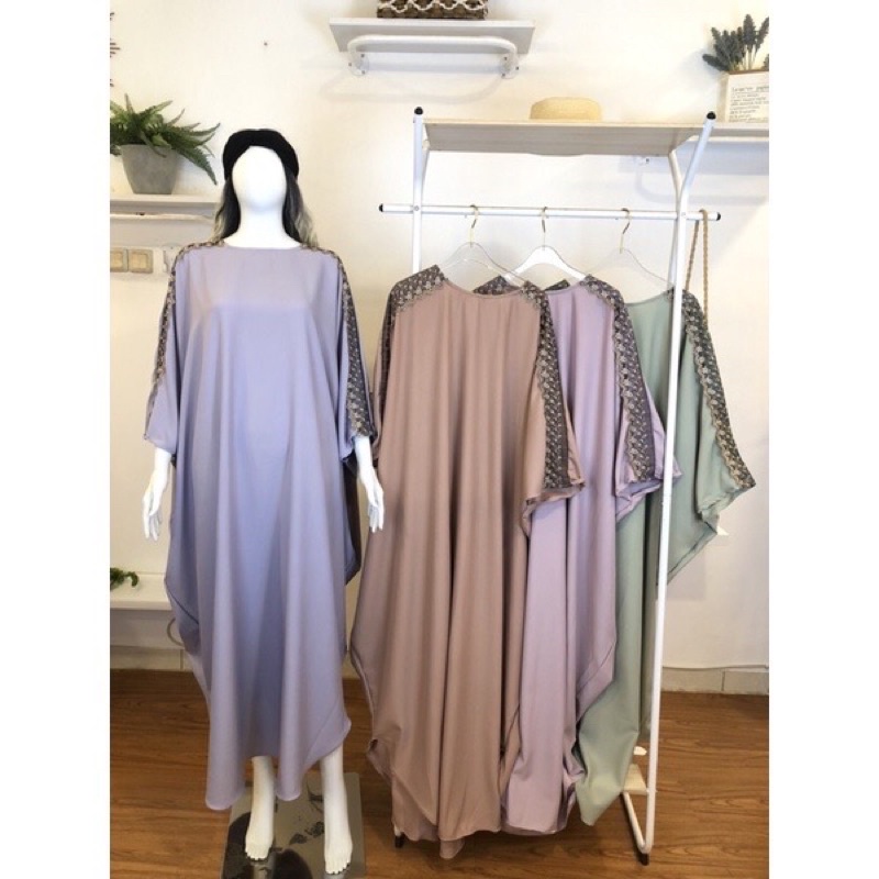 Rayyanza Kaftan | Kaftan Wanita Kondangan | Kaftan Mewah | Kaftan Jumbo | Kaftan Premium | Kaftan Loose