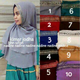 Jilbab Jodha Shifon /Khimar Jodha Shifon / Syria Jodha