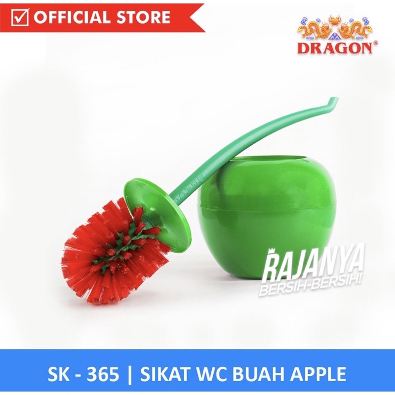 SIKAT WC BUAH CHERRY DAN APEL DRAGON / SIKAT WC KLOSET + TEMPAT MOTIF BUAH