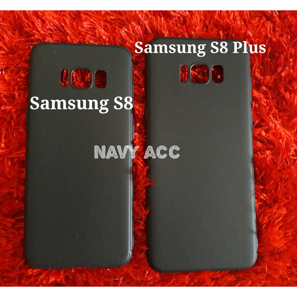 Case Samsung S8 - Softcase SILICON THIN Black Samsung S 8