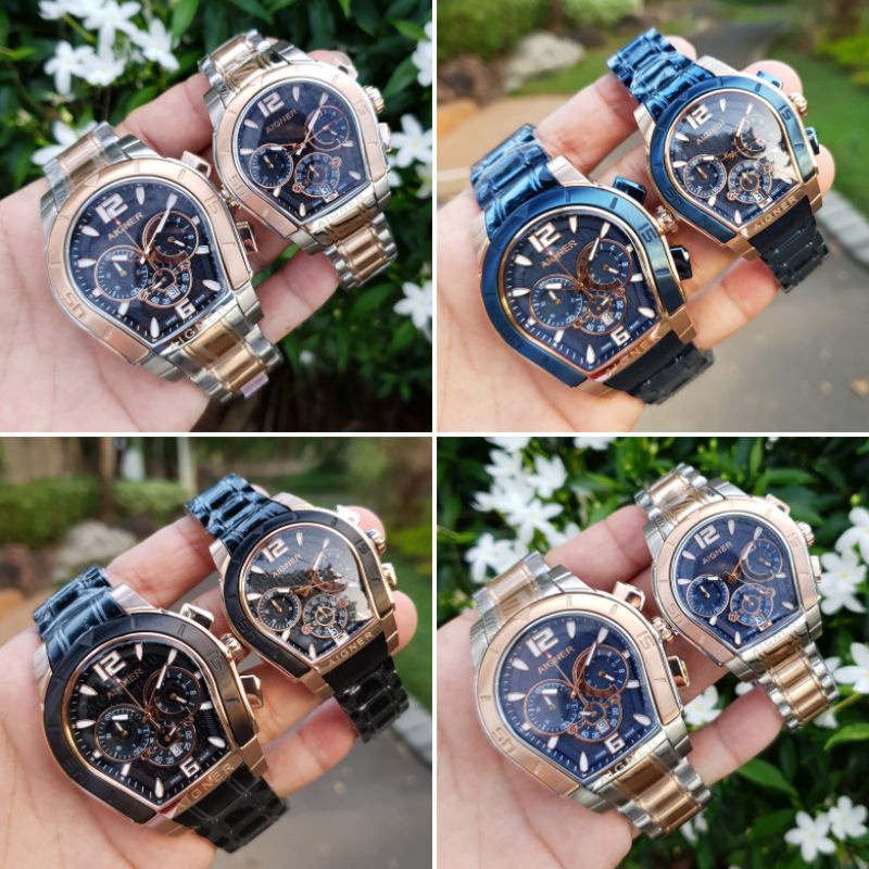 Jam tangan Couple Aigner Palermo Super Premium